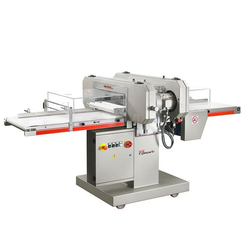 Fatiador de pão industrial automático - Mod.115/2  - Gasparin S.r.l. Brevetti - com lâmina dupla de fita contínua / horizontal