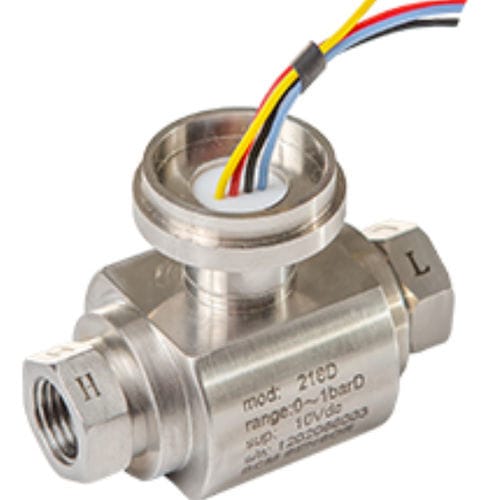Transdutor de pressão relativa - 218D  - BCM SENSOR TECHNOLOGIES bv - diferencial / piezorresistivo / para gás