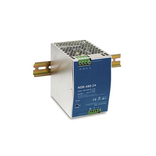 Fonte de alimentação elétrica para trilho DIN - NDR-480 series - Lantech Communications Europe GmbH - CA/CC / com proteção para sobrecargas / com proteção contra curto-circuitos