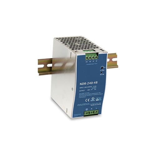 Fonte de alimentação elétrica para trilho DIN - NDR-240 series - Lantech Communications Europe GmbH - CA/CC / com proteção para sobrecargas / com proteção contra curto-circuitos