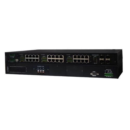 Switch de rede gerenciável - IES-3424DSFP-2P series - Lantech Communications Europe GmbH - 28 portas / Gigabit / de nível 2