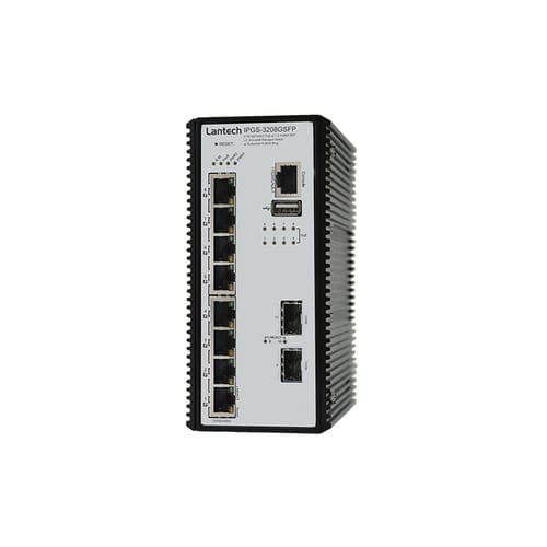 Switch de rede gerenciável - IPGS-3208GSFP series - Lantech Communications Europe GmbH - 10 portas / Gigabit / de nível 2