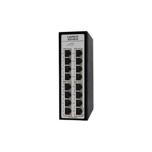 Switch de rede não gerenciável - IGS-0016 series - Lantech Communications Europe GmbH - 16 portas / 10/100BaseT(X) / com conexão sem fio