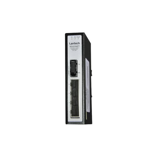 Switch de rede não gerenciável - IES-0104FT series - Lantech Communications Europe GmbH - 5 portas / para trilho DIN / de parede