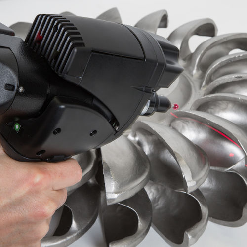 Braço de medição 3D portátil - HEXAGON MANUFACTURING INTELLIGENCE - com scanner a laser integrado