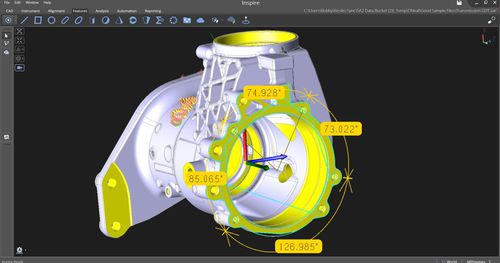 Software de inspeção - Inspire - HEXAGON MANUFACTURING INTELLIGENCE - de análise / de malha / de metrologia