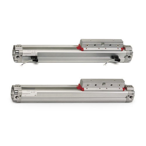 Cilindro sem haste - 50 series - CAMOZZI AUTOMATION - pneumático / de dupla ação / com amortecimento regulável