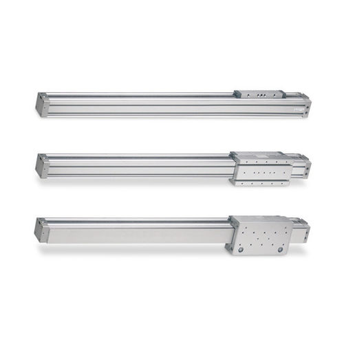 Cilindro sem haste - 52 series - CAMOZZI AUTOMATION - pneumático / de dupla ação / em alumínio anodizado