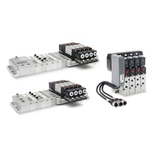 Ilha de válvulas plug-in - 3 series - CAMOZZI AUTOMATION - spool / de controle elétrico / de acionamento pneumático