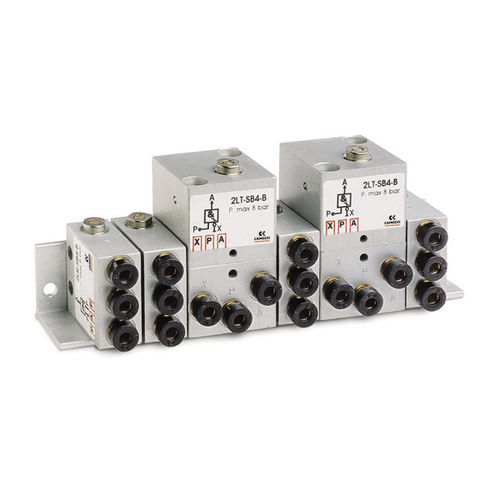 Válvula de função lógica - 2L series - CAMOZZI AUTOMATION - de gatilho / com acionamento pneumático / de controle