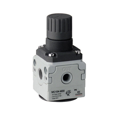Regulador de pressão de membrana - MC series - CAMOZZI AUTOMATION - de simples estágio / industrial / compacto