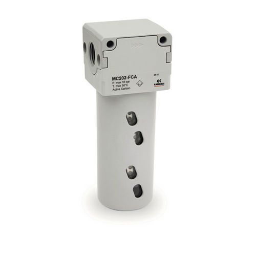 Filtro de cartucho - MC series - CAMOZZI AUTOMATION - metálico / com encaixe baioneta / compacto