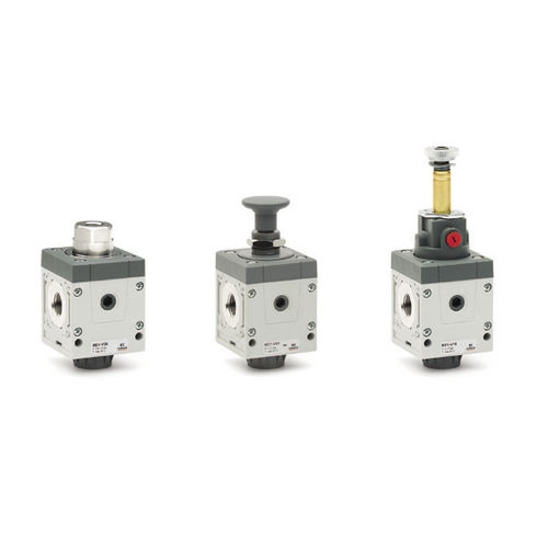 Válvula direcional pneumática spool - MD series - CAMOZZI AUTOMATION - de acionamento pneumático / de controle elétrico / de acionamento manual
