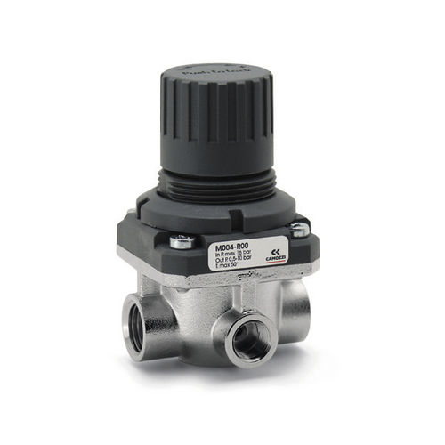 Regulador de pressão miniatura - M series - CAMOZZI AUTOMATION - de membrana / de simples estágio / em latão