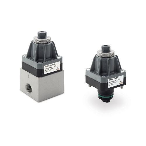 Regulador de pressão miniatura - TC series - CAMOZZI AUTOMATION - para oxigênio / de membrana / de cartucho