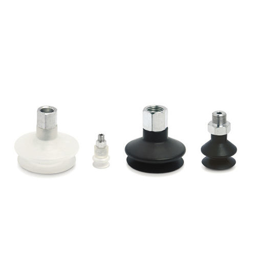 Ventosa de fole - VTCL series - CAMOZZI AUTOMATION - redonda / de borracha / em silicone