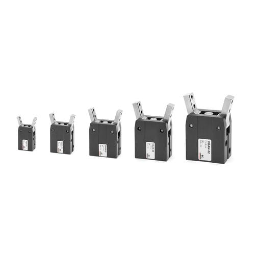 Garra de preensão angular - CGAN series - CAMOZZI AUTOMATION - pneumática / de 2 dedos / para peças de trabalho