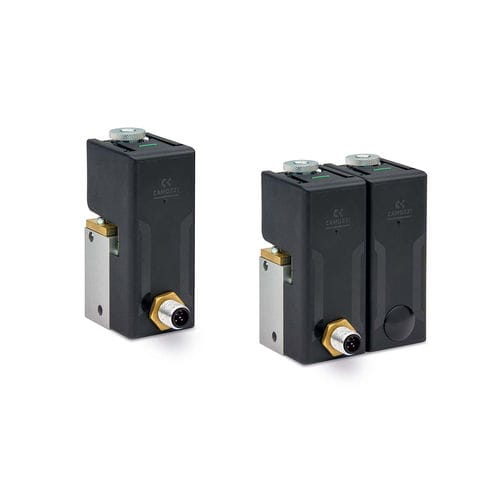 Regulador de vazão proporcional - OF series - CAMOZZI AUTOMATION - para gás / para ar comprimido / para oxigênio
