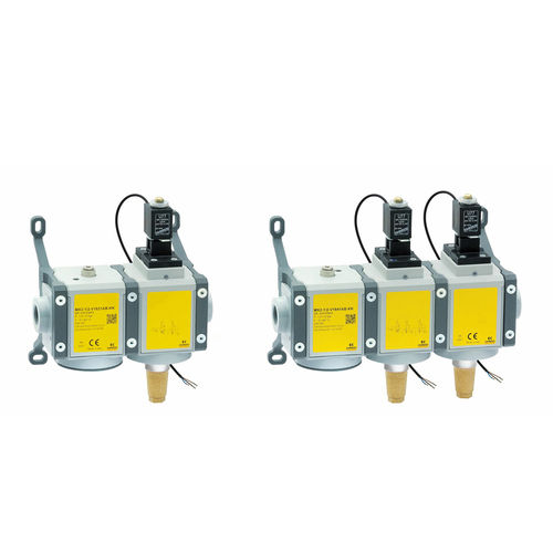 Válvula de segurança de 3/2 vias - MX Safemax series + AVP - CAMOZZI AUTOMATION - de ar comprimido / em linha / compacta