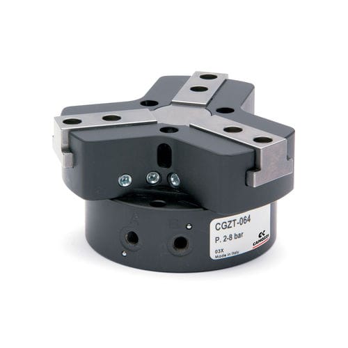 Garra de preensão pneumática - CGZT series - CAMOZZI AUTOMATION - concêntrica / de 3 dedos / de movimentação