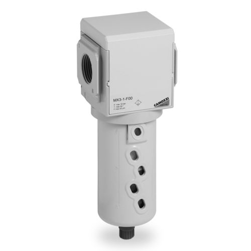 Filtro de ar comprimido - MX series - CAMOZZI AUTOMATION - de cartucho / em alumínio / com encaixe baioneta