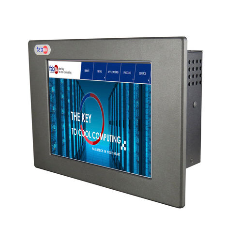 Painel PC TFT LCD - FP8084T - FabiaTech - com retroiluminação LED / com tela sensível ao toque / 8,4"