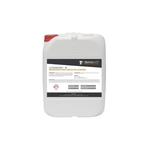 Detergente desengraxante para alumínio - Ultrasonic - 4 - TIERRATECH - para liga leve / de alto desempenho