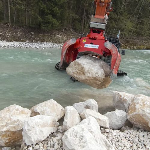 Garra de demolição - Mammoth - WIMMER Hartstahl GmbH & Co KG - mecânica / para pedra / para escavadeira