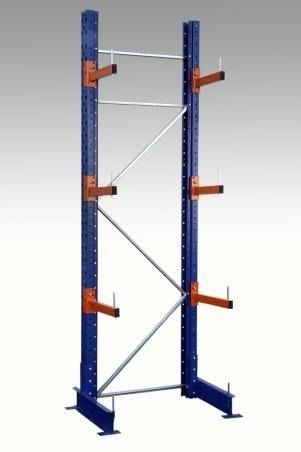 Sistema cantilever - 70 - 160 kg - duwic - para cargas longas / para cargas médias / para cargas leves