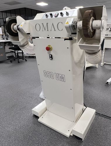 Máquina de polimento para couro - OMAC 860 VM - Suteau-Anver - industrial / de acabamento / de lustração