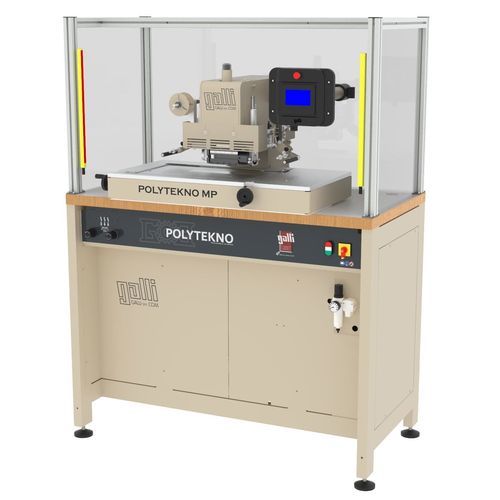 Máquina de gofragem para couro - POLYTEKNO MP - Suteau-Anver - para papel das etiquetas