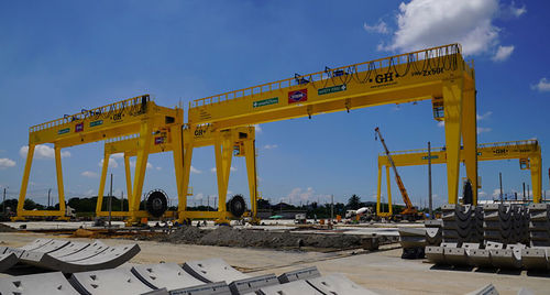 Guindaste de pórtico para trilho - GH Cranes & Components - para canteiros de construções pré-fabricadas / para metrô / para obras de construção civil
