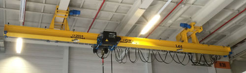 Ponte rolante suspensa - GH Cranes & Components - univiga / automática / com sistema de elevação leve