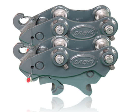 Sistema de engate rápido para escavadeira hidráulica - DMQ series - Daemo engineering Co., Ltd.
