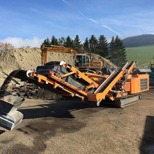 Britador de impacto hidráulico - R1100S - Rockster Austria International GmbH - móvel / para materiais de construção / de alta capacidade