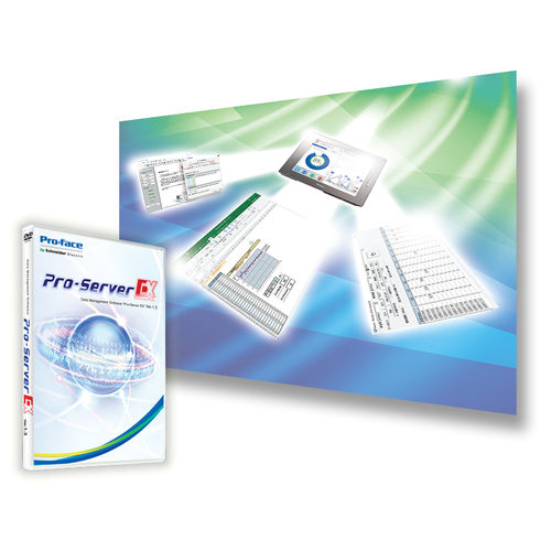 Software de criação de laudos - PRo-Server EX - Pro-face - de gestão de dados