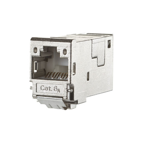 Conector de dados - E-DAT modul - METZ CONNECT - RJ45 / fêmea / moldagem sob pressão em zinco