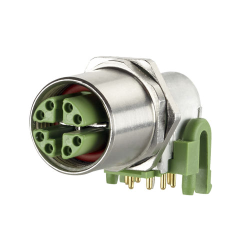 Conector de dados - MMT471A315 - METZ CONNECT - fêmea / M12 código X / 8 polos