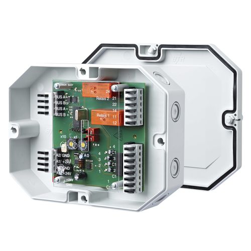 Módulo E/S digital - BMT-DIO4/2-IP65 BACnet MS/TP - METZ CONNECT - BACnet / com saída de relé / com 4 entradas digitais