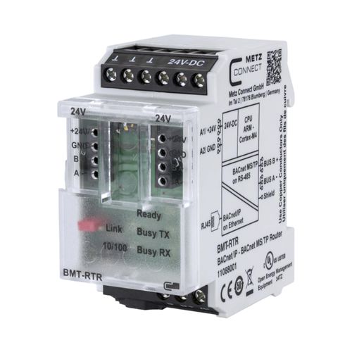 Módulo E/S digital - BMT-RTR BACnet-Router - METZ CONNECT - Ethernet / RS485 / fieldbus