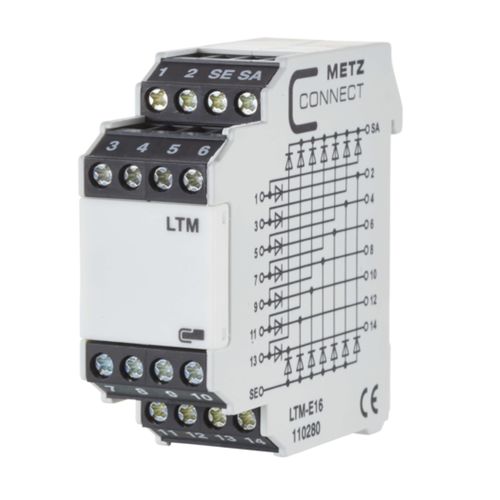 Controladores de falhas analógico - LTM-E16 - METZ CONNECT