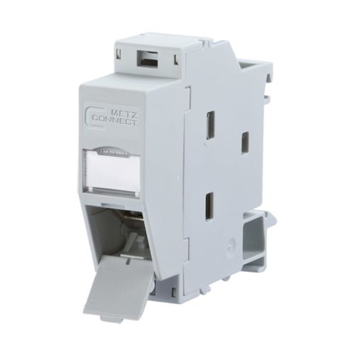 Conector de dados - 1309A07003-E - METZ CONNECT - RJ45 / para trilhos DIN / IEC