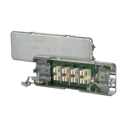 Conector de dados -  130863-E - METZ CONNECT - blindado / em zinco moldado / para cabos