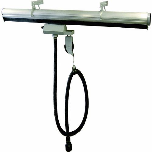 Sistema de exaustão de gases de escapamento para carros - EC - AERSERVICE EQUIPMENTS SRL - para oficina / para garagem / sobre trilhos deslizantes