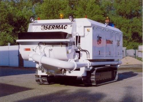 Bomba de concreto de esteiras - 80 m³/h | STAR 8" SCM80CHP - SERMAC S.p.A. - para obras