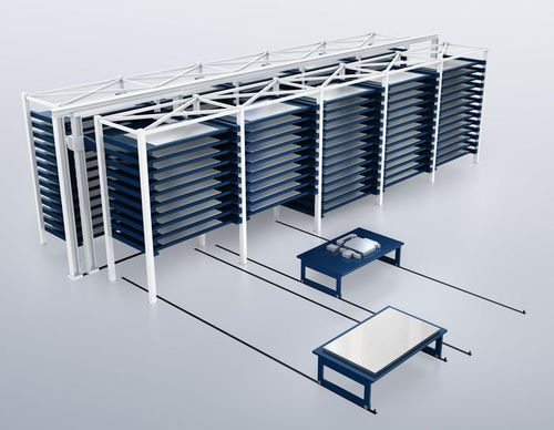 Armazém automático vertical - STOPA - TRUMPF machines & systems