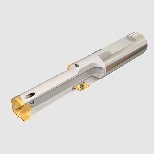 Broca com pastilhas de corte - DCT series - ISCAR Tools - multiusos / de metal duro / com revestimento