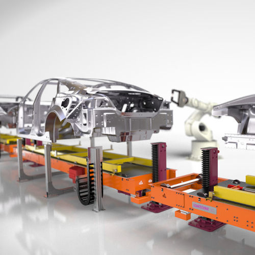 Sistema de elevação para transporte - LEANTECHNIK AG - para carrocerias / para automóveis