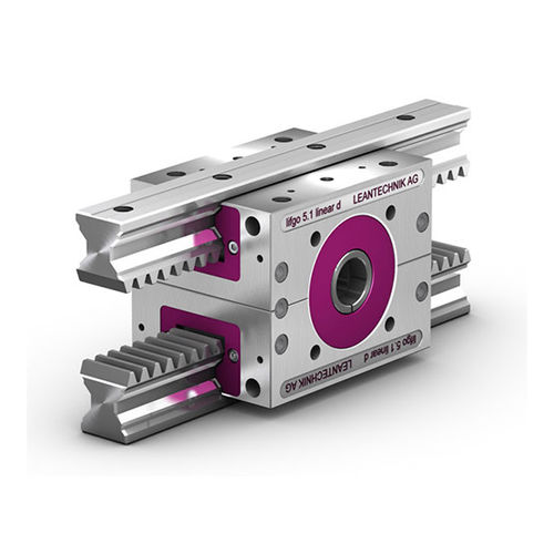 Acionamento pinhão-cremalheira - lifgo® linear double - LEANTECHNIK AG