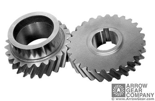 Engrenagem helicoidal - Arrow Gear Company - com cubo